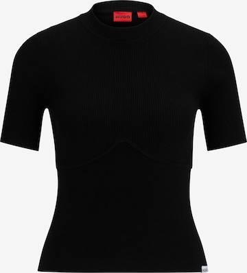 HUGO Red Sweater 'Sriangler' in Black: front