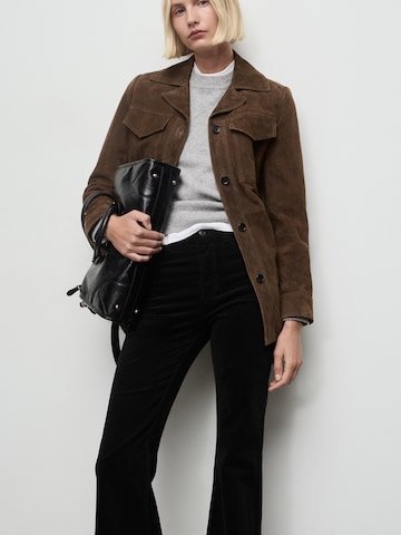 MANGO Flared Jeans 'VIOLETAV' in Black