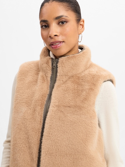 Marie Lund Weste in camel, Produktansicht