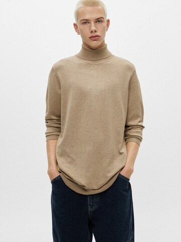 Pull&Bear Neulepaita värissä beige: edessä