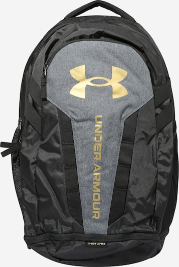 UNDER ARMOUR Urheilureppu 'Hustle 5.0' värissä kulta / harmaa / musta, Tuotenäkymä