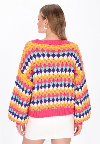 MYMO Pullover i overstørrelse 'Young Fashion' i pink