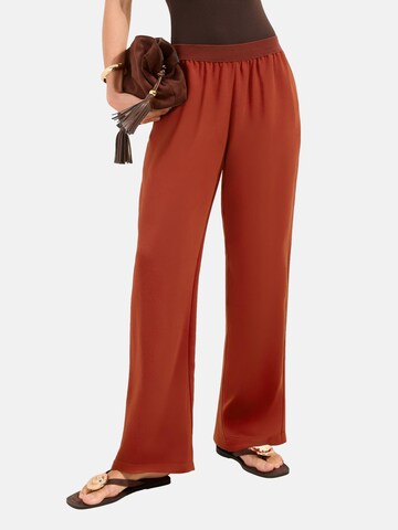 Friends Like These Свободный крой Штаны в Коричневый: спереди