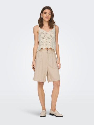 ONLY - Top de punto 'Yvonne' en beige