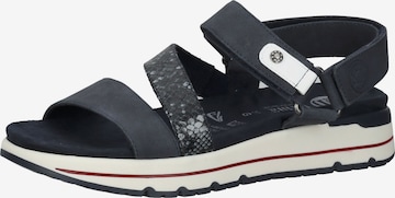 Bama Sandalen met riem in Blauw: voorkant