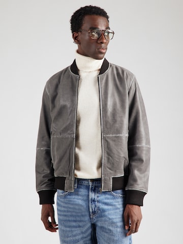 JACK & JONES Демисезонная куртка 'JJECHARGE' в Черный: спереди