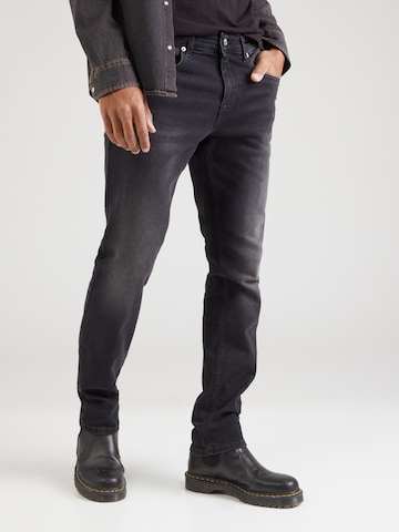 Coupe slim Jean 'SCANTON' Tommy Jeans en noir : devant