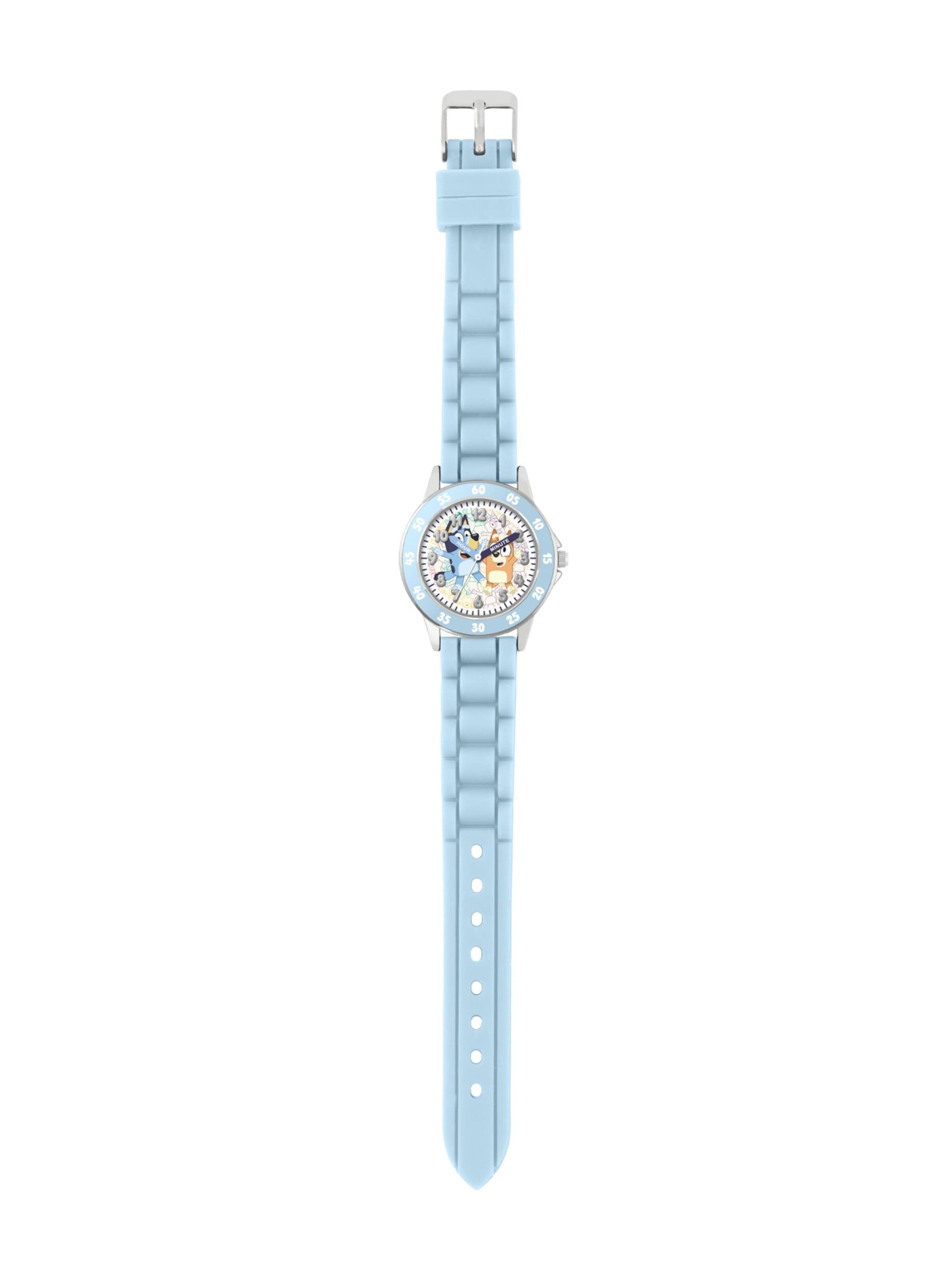 Montre 'Bluey Blue Lernuhr' DISNEY en bleu : devant