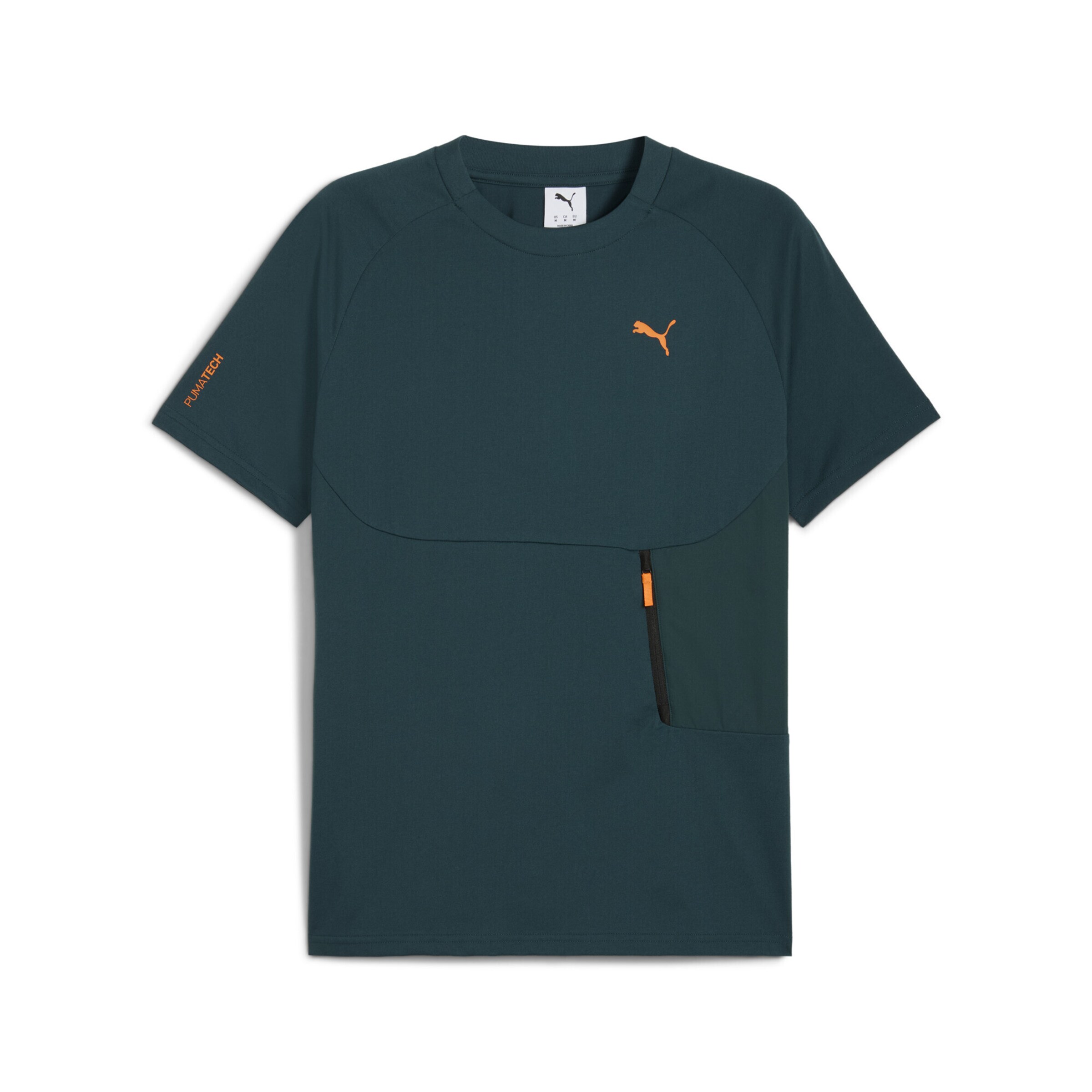 PUMA Functioneel shirt in Groen: voorkant