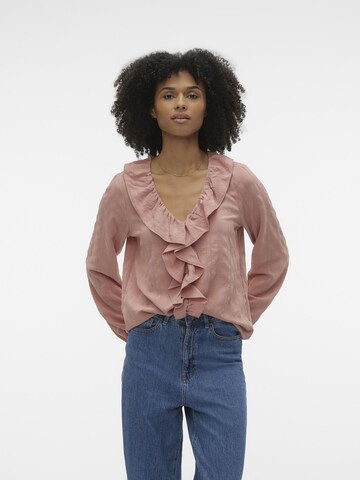 VERO MODA Bluse 'VIDA' in Pink: predná strana