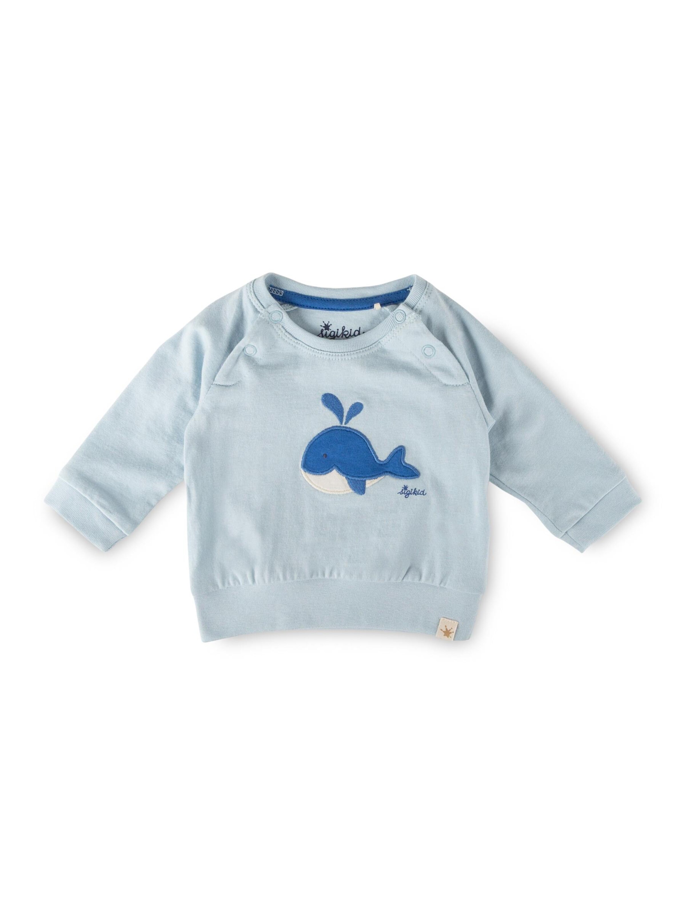 SIGIKID Shirt 'Langarmshirt Classic Baby' in Blue: front