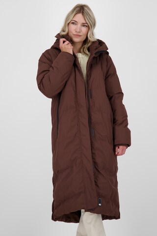 Alife and Kickin Winter Coat 'JunaAK A' in Brown: front
