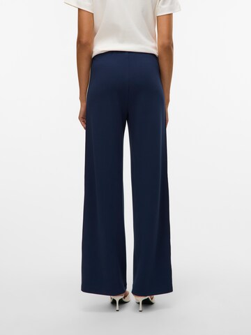 VERO MODA Wide leg Trousers 'VMBerlin' in Blue