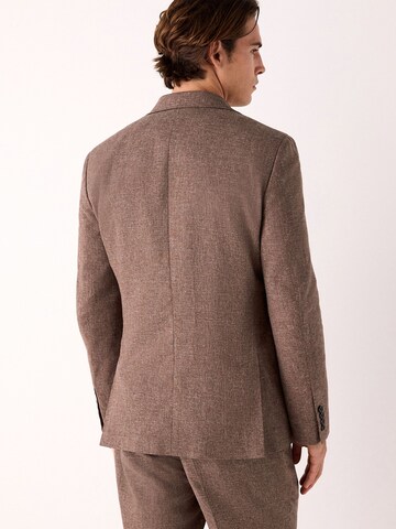 Next Slim fit Suit Jacket in Brown