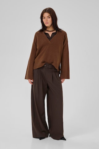 Pull-over 'Huxi' My Essential Wardrobe en marron