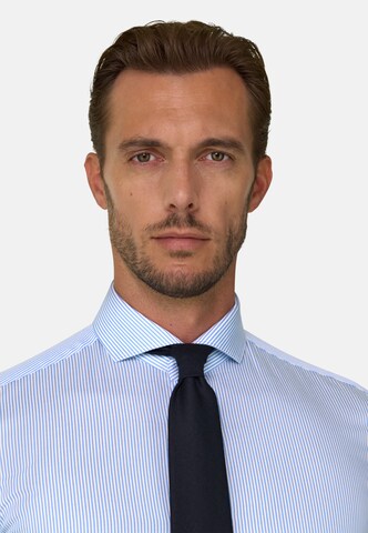 Boggi Milano Overhemd in Blauw: voorkant