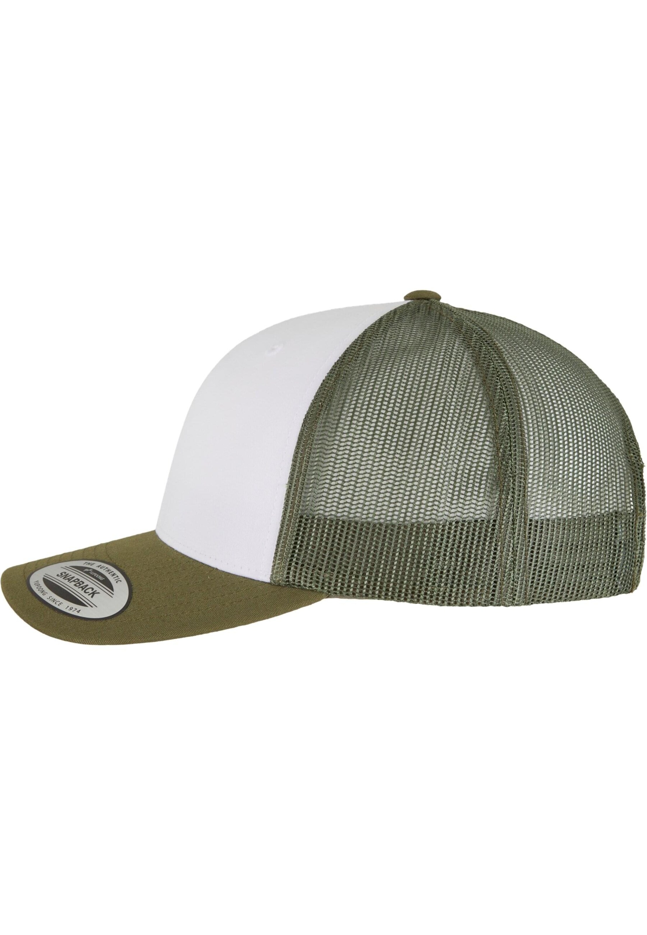 Casquette 'Retro Trucker' Flexfit en vert