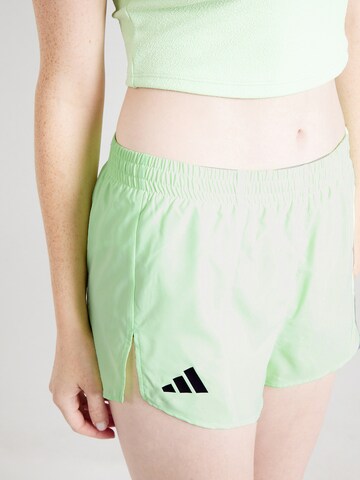 ADIDAS PERFORMANCE Regular Workout Pants 'ADIZERO' in Green