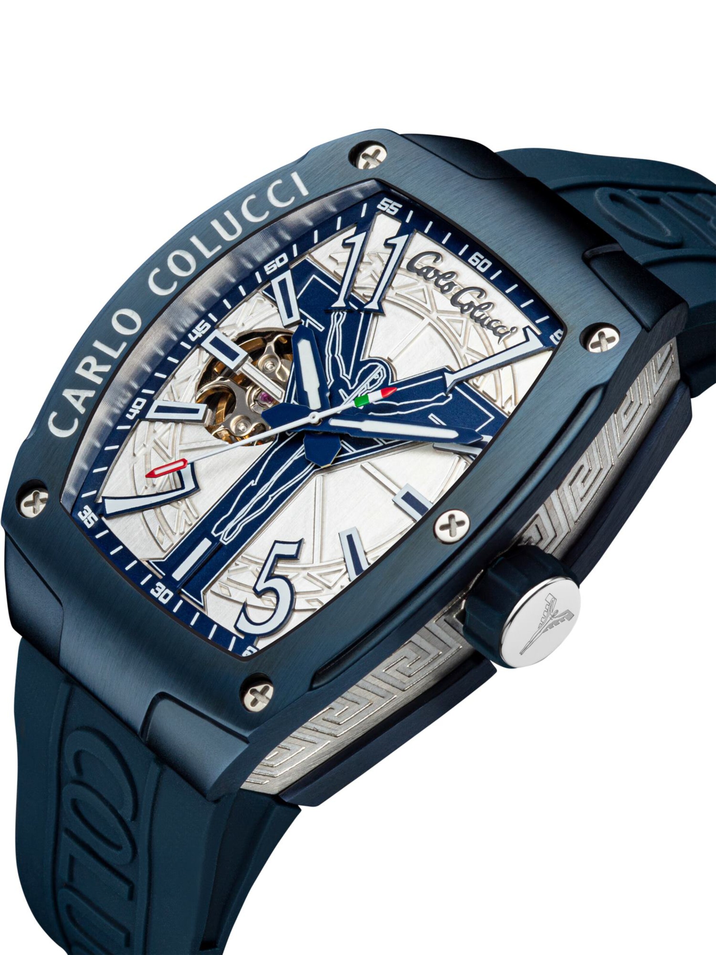 Carlo Colucci Analog watch 'Donazzan' in Blue