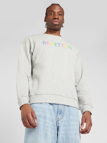 UNITED COLORS OF BENETTONSweater majica - siva boja: prednji dio