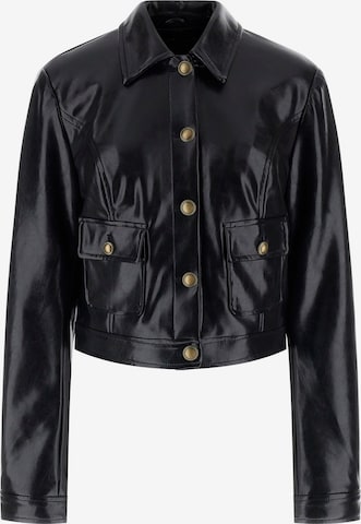 GUESS Välikausitakki värissä musta: etupuoli