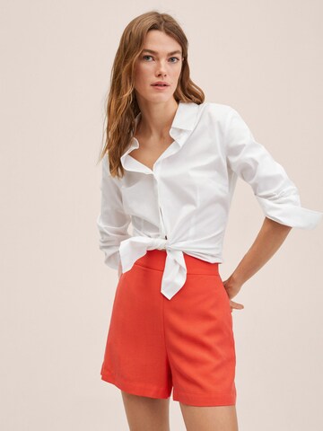 MANGO Regular Trousers 'LIM' in Orange