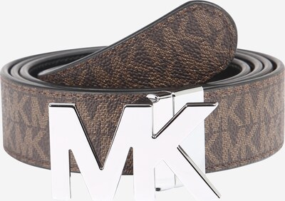 Michael Kors Riem in de kleur Bruin / Zwart / Zilver, Productweergave