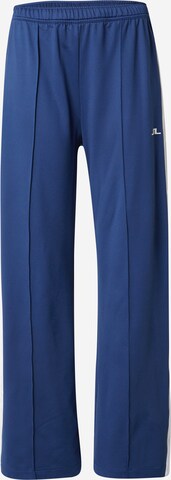 J.LindebergWide Leg/ Široke nogavice Sportske hlače 'Skylar' - plava boja: prednji dio