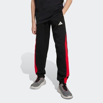 ADIDAS SPORTSWEAR Tapered Sporthose in Schwarz: Vorderseite