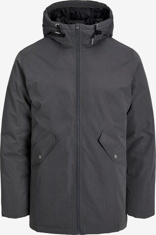 Parka mi-saison 'Loop' JACK & JONES en gris : devant