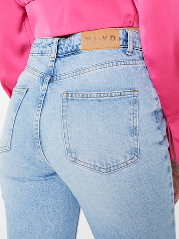 NA-KD Regular Jeans in Blauw