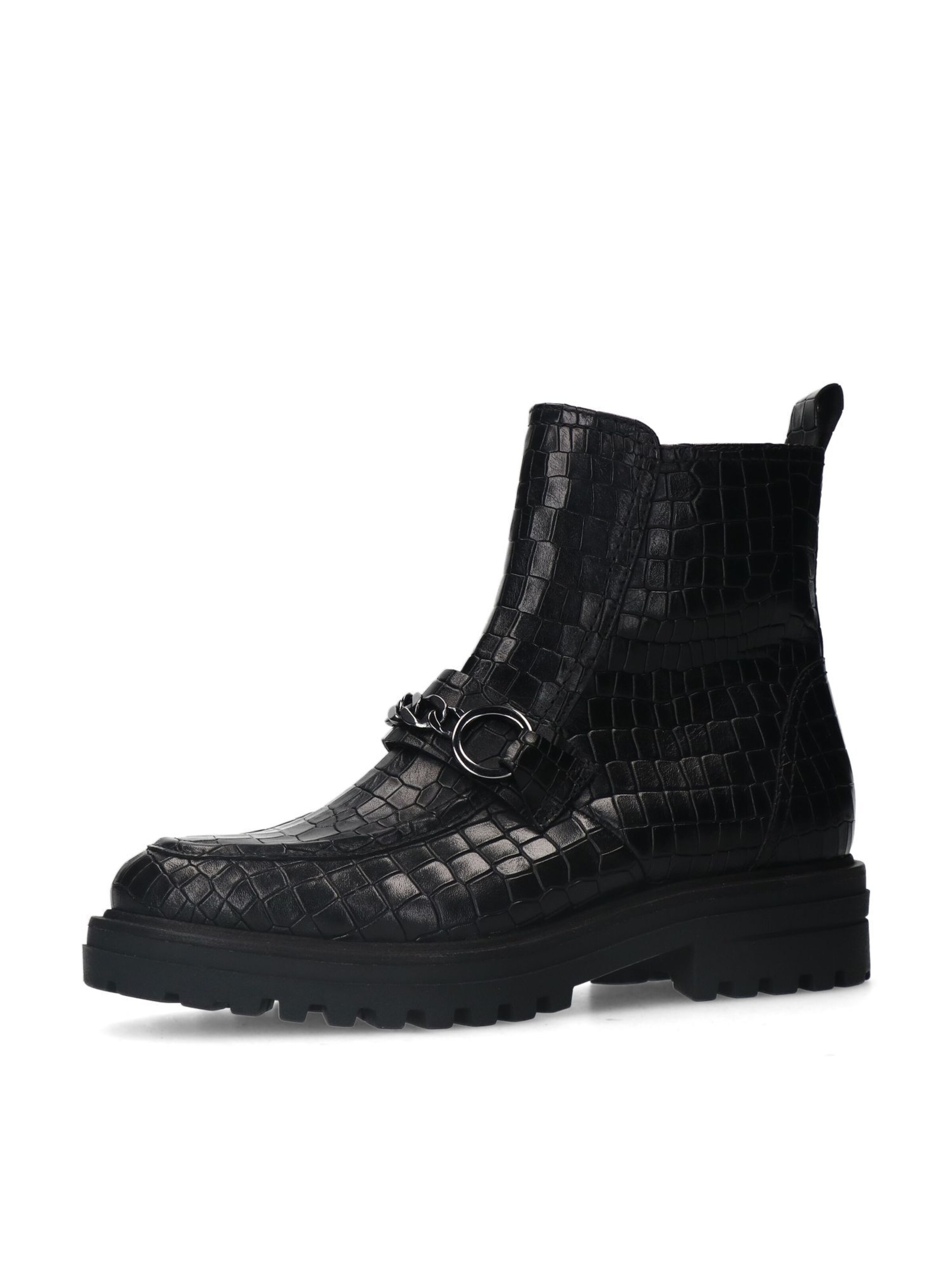 MANFIELD Stiefelette in schwarz, Produktansicht