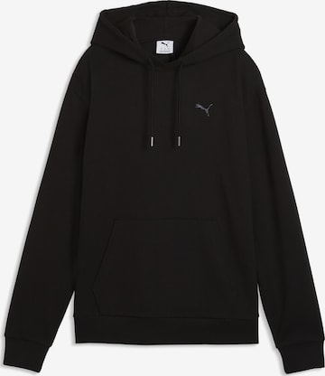 Sweat-shirt 'Essentials Elevated' PUMA en noir : devant