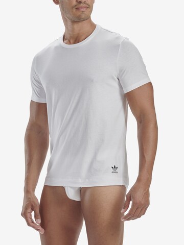 ADIDAS ORIGINALS Undershirt ' Comfort Core Cotton ' in White: front
