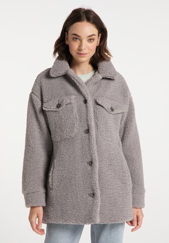 MYMO Winter Coat in Grey: front