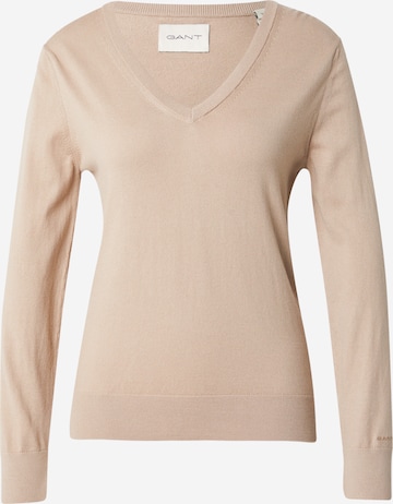 Pull-over GANT en beige : devant