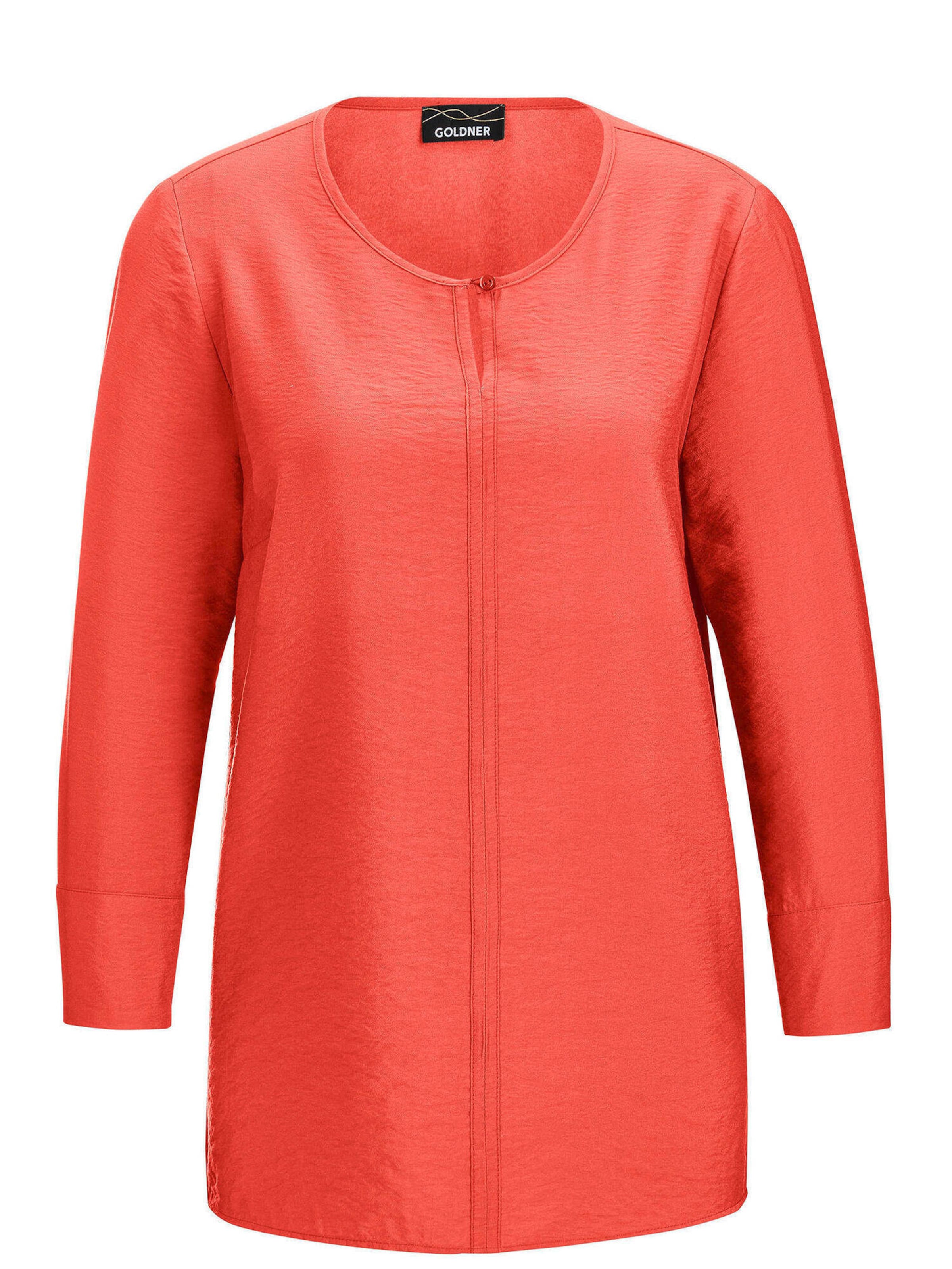 Goldner Bluse in Orange: Vorderseite