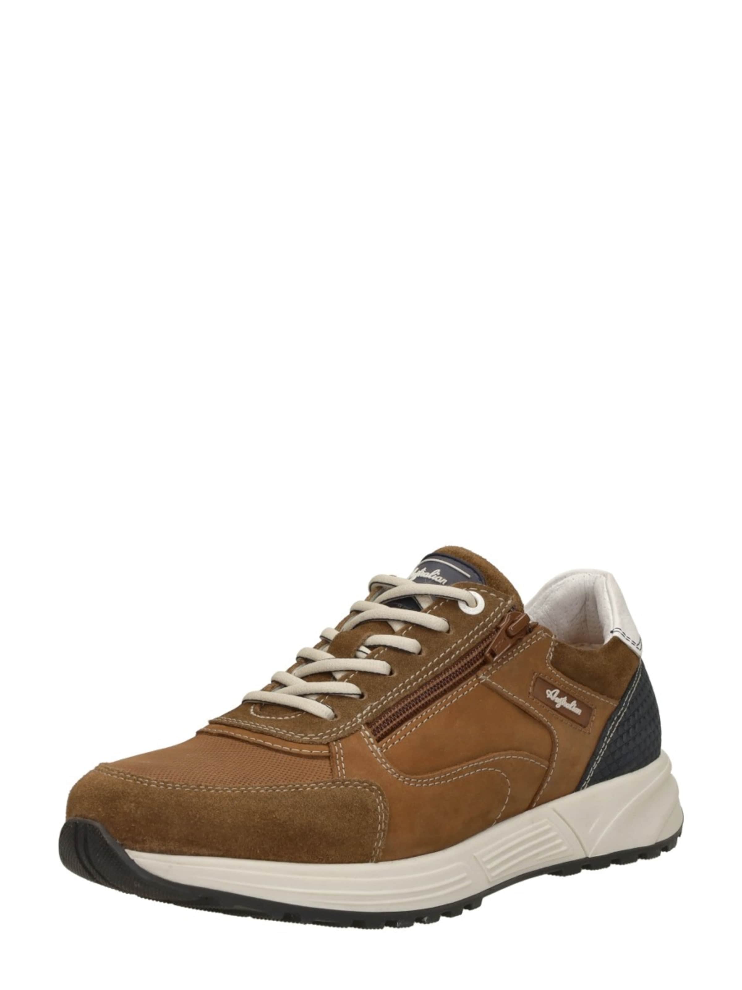 Australian Lace-up boot 'Discover - Flexmove' in Brown: front