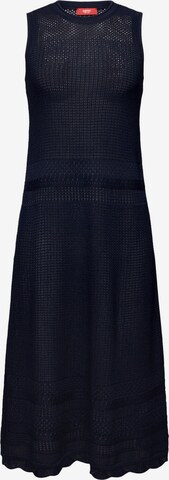 ESPRIT Gebreide jurk in Blauw: voorkant