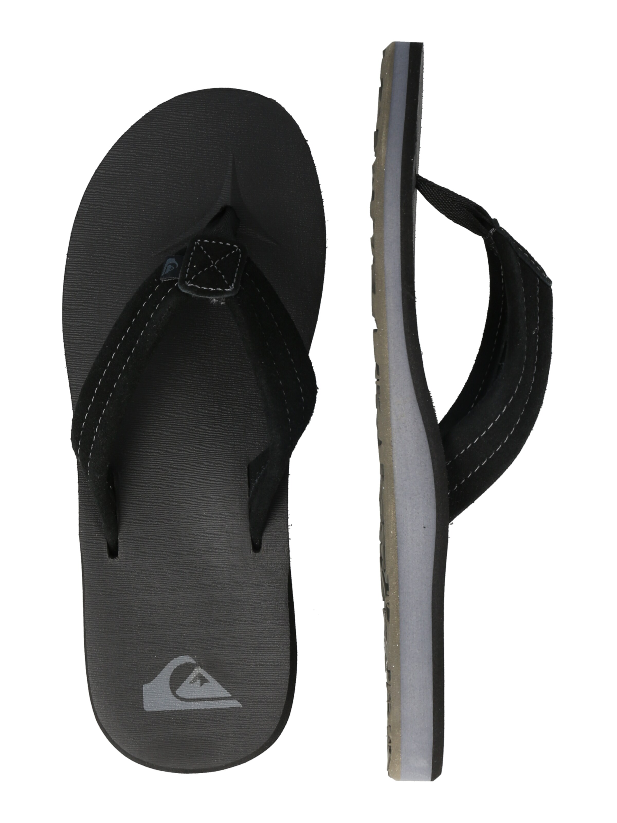 Tongs 'Carver' QUIKSILVER en noir