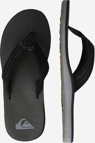 Tongs 'Carver' QUIKSILVER en noir