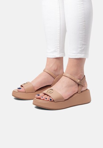 U.S. POLO ASSN. Sandaal 'Glory' in Beige