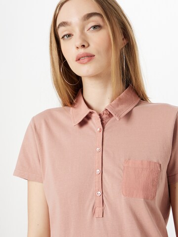 TOM TAILOR Poloshirt in Pink