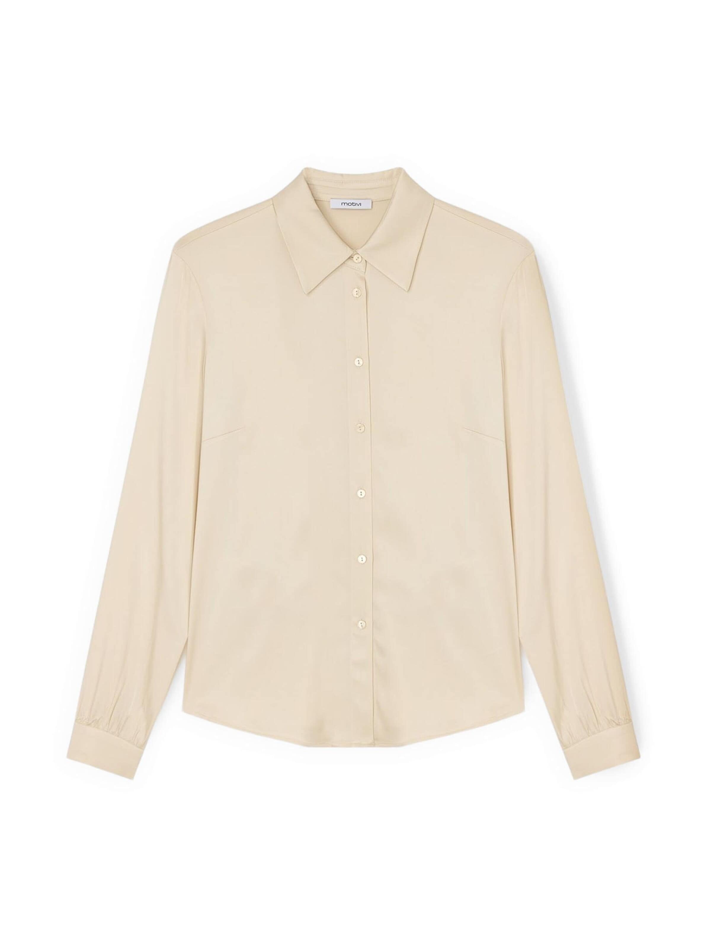 MOTIVI Blusa en XXS en beige, Vista del producto