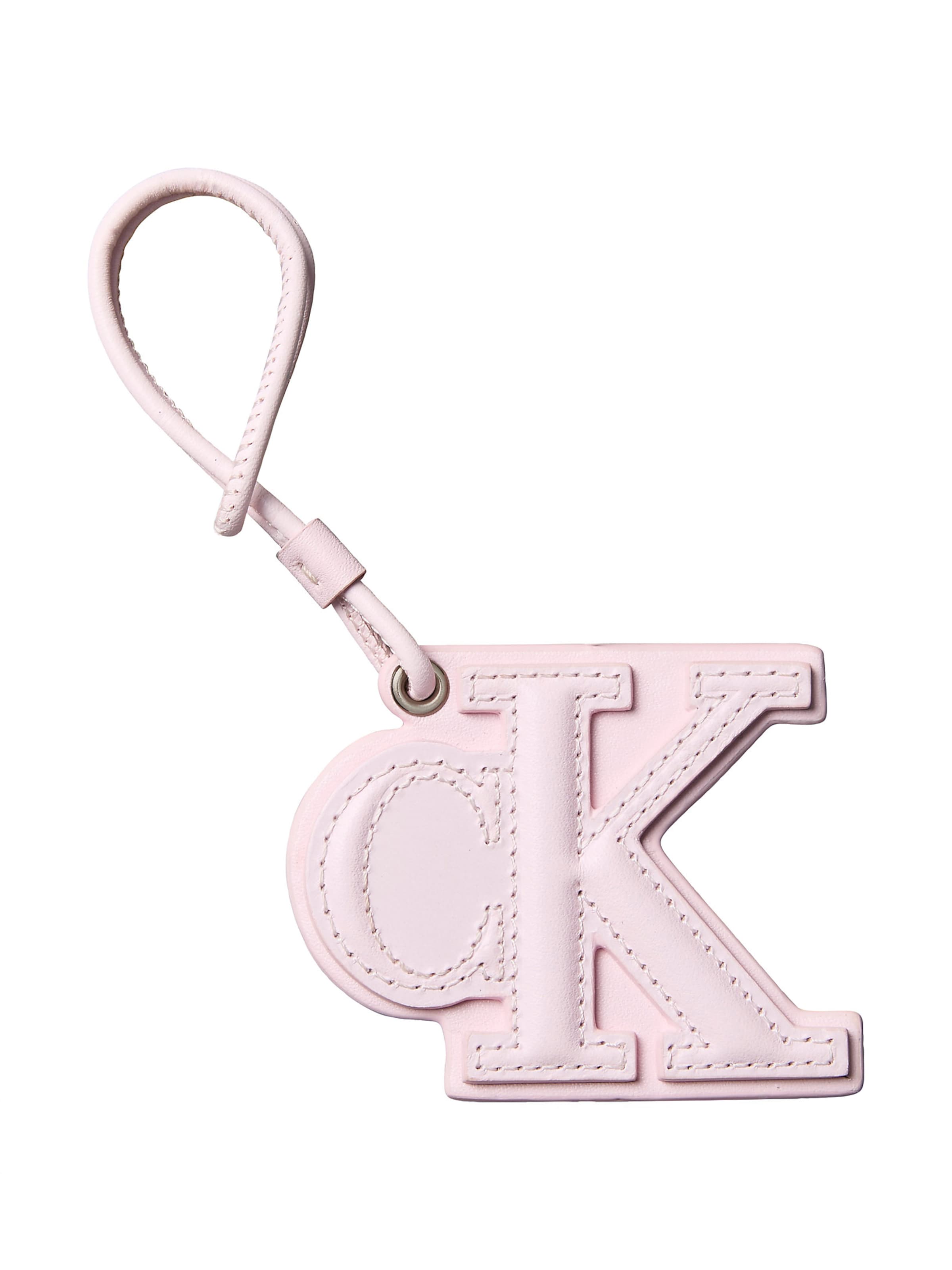 Calvin Klein Key Ring in Pink: front