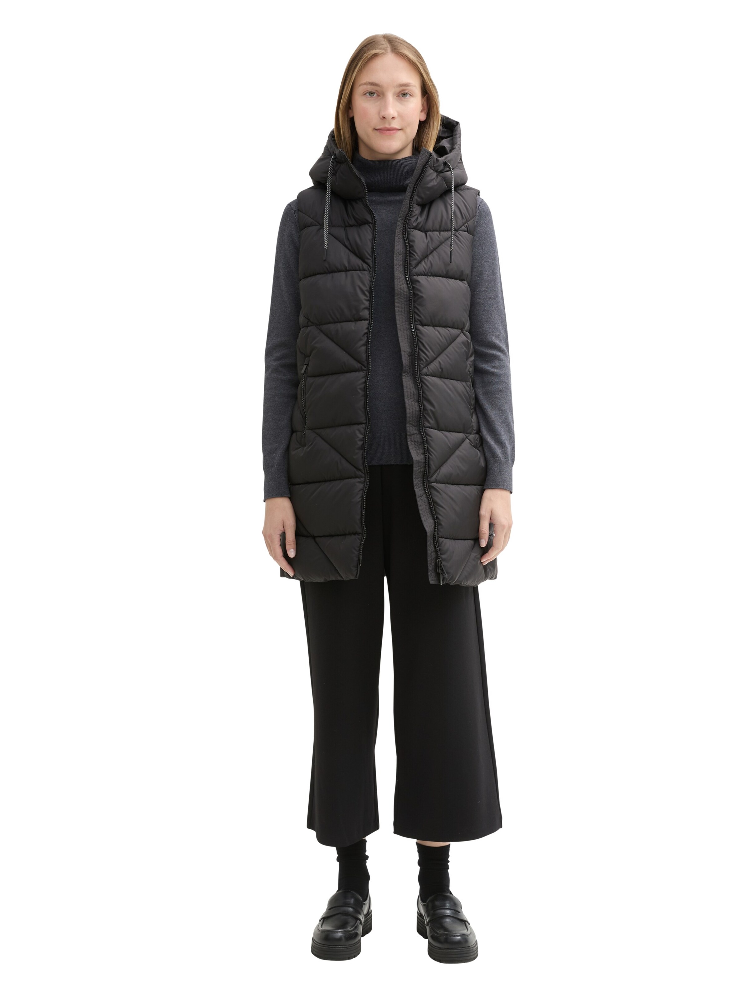 Gilet TOM TAILOR en noir