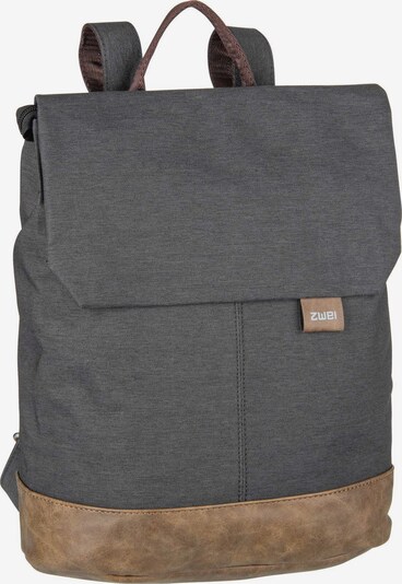 ZWEI Rucksack 'Olli OR13' in braun / dunkelgrau, Produktansicht