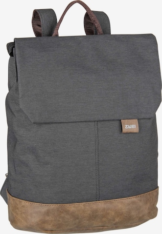 ZWEI Backpack 'Olli OR13' in Grey: front