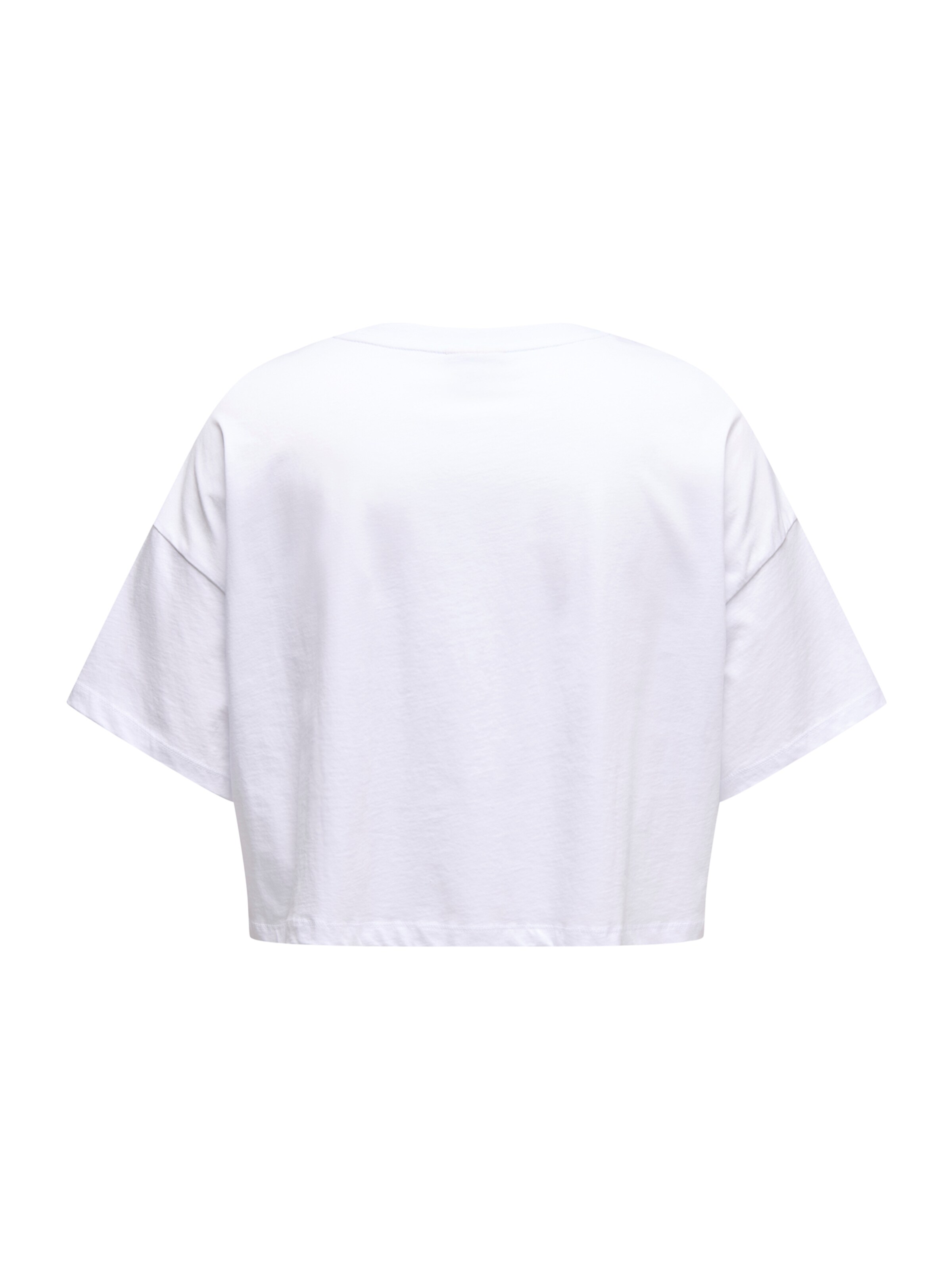 ONLY Carmakoma Υπερμέγεθες μπλουζάκι 'CARRuth' σε λευκό