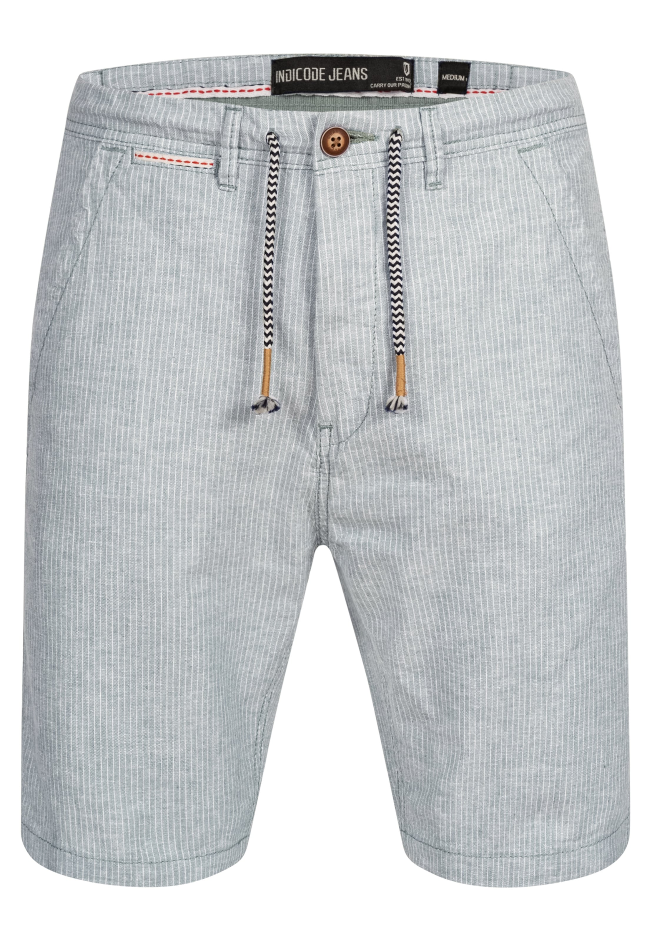 INDICODE JEANS Regular Shorts in Grün: Vorderseite